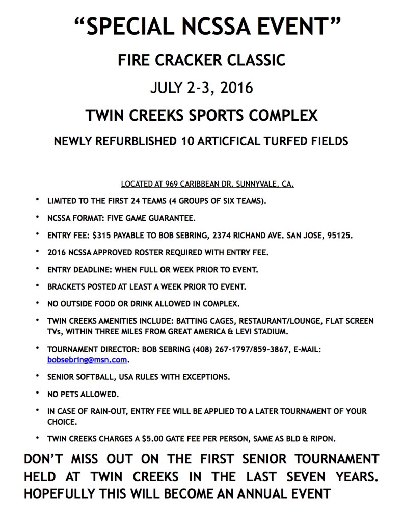 Flyer Twin Creeks-July 2,3